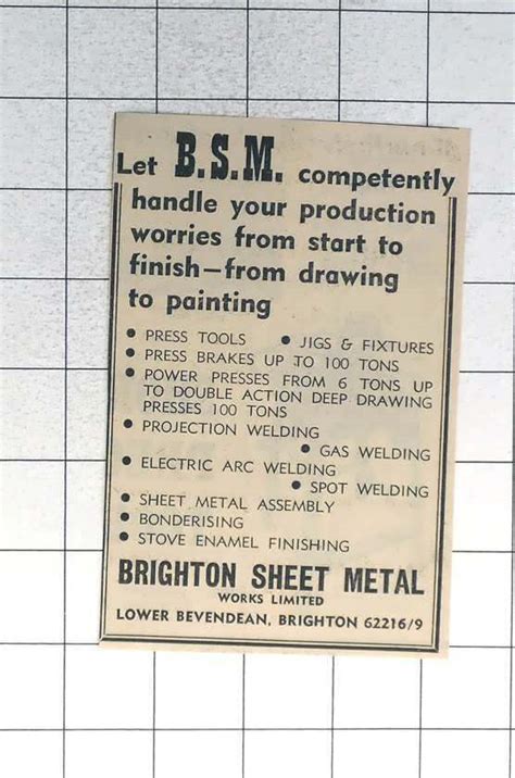 Brighton Sheet Metal Ltd 